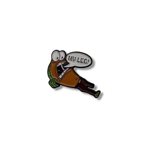 SpongeBob Squarepants Jewelry - Spongebob SquarePants Fred "MY LEG" Pin/Brooch
